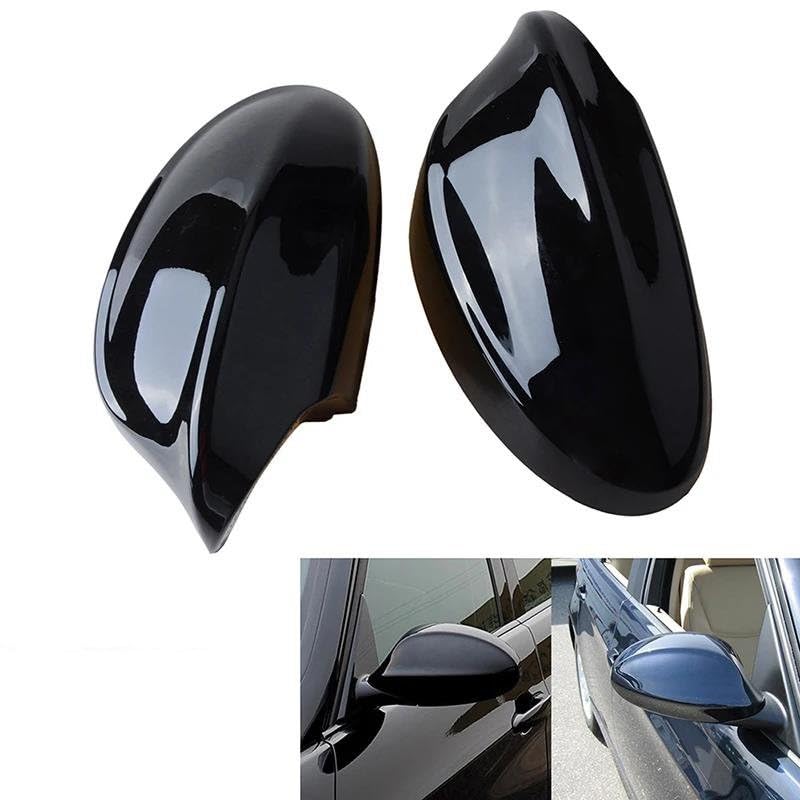 Coque de rétroviseur noir brillant pour BMW Série 3 E90 E91 E92 E93 2005-2008 - 3