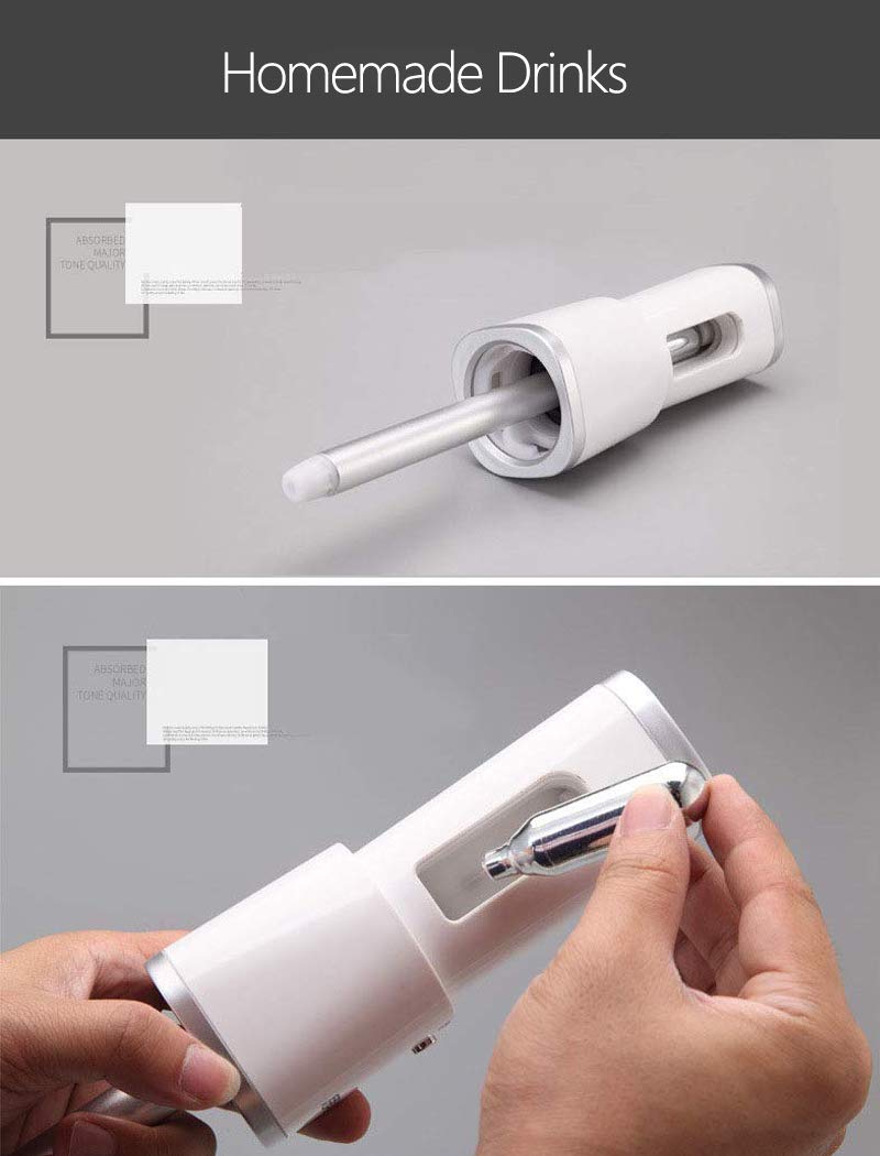 Portable Siphon Manual Bubble Water Sodas Machine Mini Carbonated Soft