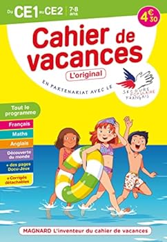 Paperback Cahier de vacances 2022, du CE1 vers le CE2 7-8 ans: Magnard, l’inventeur du cahier de vacances [French] Book