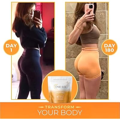 One Sol Creatine & Pre-Workout Bundle for Women: Boost Lean Muscle, Recovery, Energy & Focus with Natural Vegan Supplements (Unflavored Creatine & Mango Guava Pre-Workout)