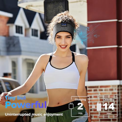 Schlafkopfhörer ink-topoint Bluetooth mit Stirnband für Komfort