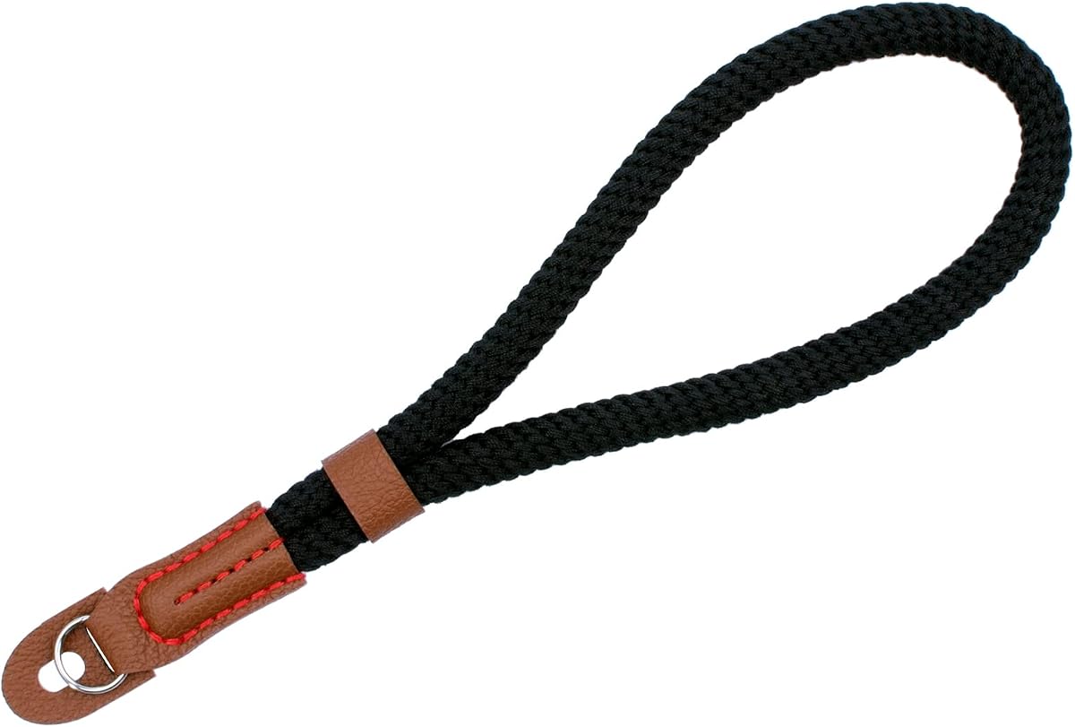 Camera Wrist Strap,Hand Strap lanyard for DSLR SLR Mirrorless Camera | Rope Adjustable Safety Strap(Black)