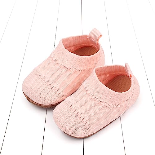 Baby Boys Girls Warm Slipper Elastic Non-Slip Socks Shoes Walking Shoes Toddler Fall Shoes for Infant3