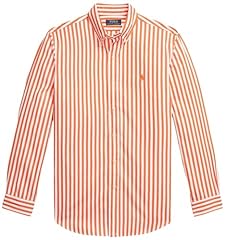 Striped Preppy Orange / White