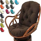 Mecedora giratoria impermeable para exteriores, mayor comodidad y durabilidad