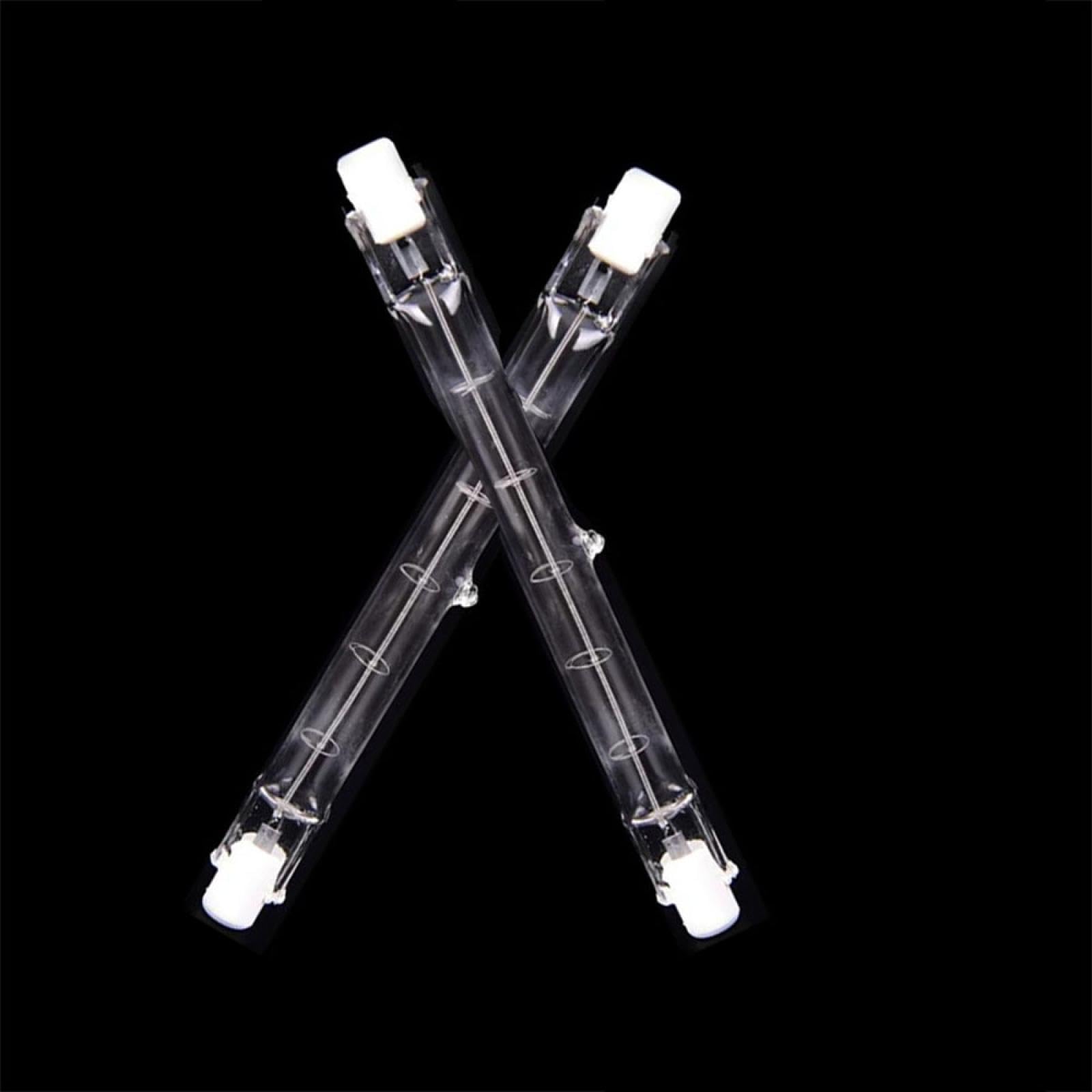 Halogen Leuchtmittel R7S 118MM 300W 220V-240V Halogenlampen R7S 500W J118 4,7Zoll T3 Wolframlampen Dimmbar 20PC 100W
