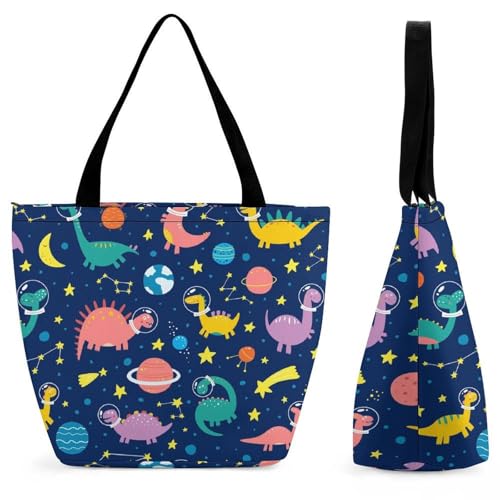 Sac de voyage pour femme dinosaure spatial, dites adieu au manque de place avec ce cabas