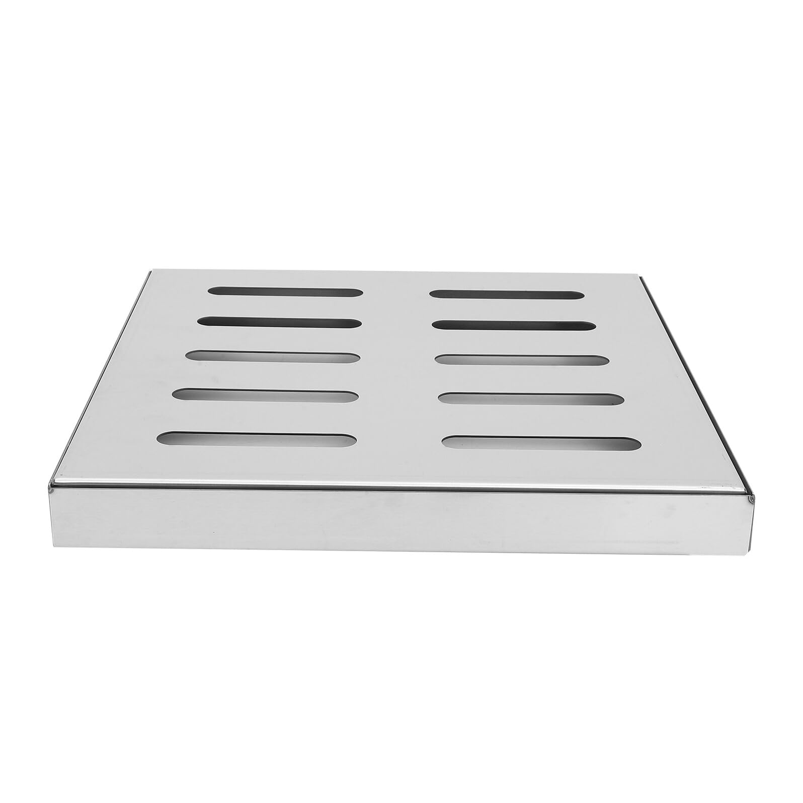 Grille de caniveau extérieure résistant à la corrosion, couvercle 30x30 en inox durable