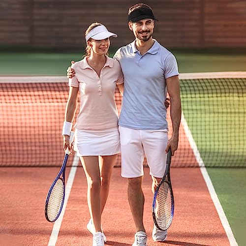 Ultrafun Unisex Sports Sun Visor Adjustable Uv Protection Sun Hat Cap For Beach Pool Golf Tennis (6Pack-Men) #TOP4