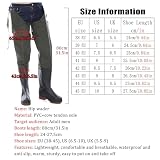 Buty i wodery Wodoodporne Spodniobuty Dla Mężczyzn I Kobiet, Buty Wędkarskie I Myśliwskie O Wysokości 80 Cm, Antypoślizgowe I Wytrzymałe(40 EU)