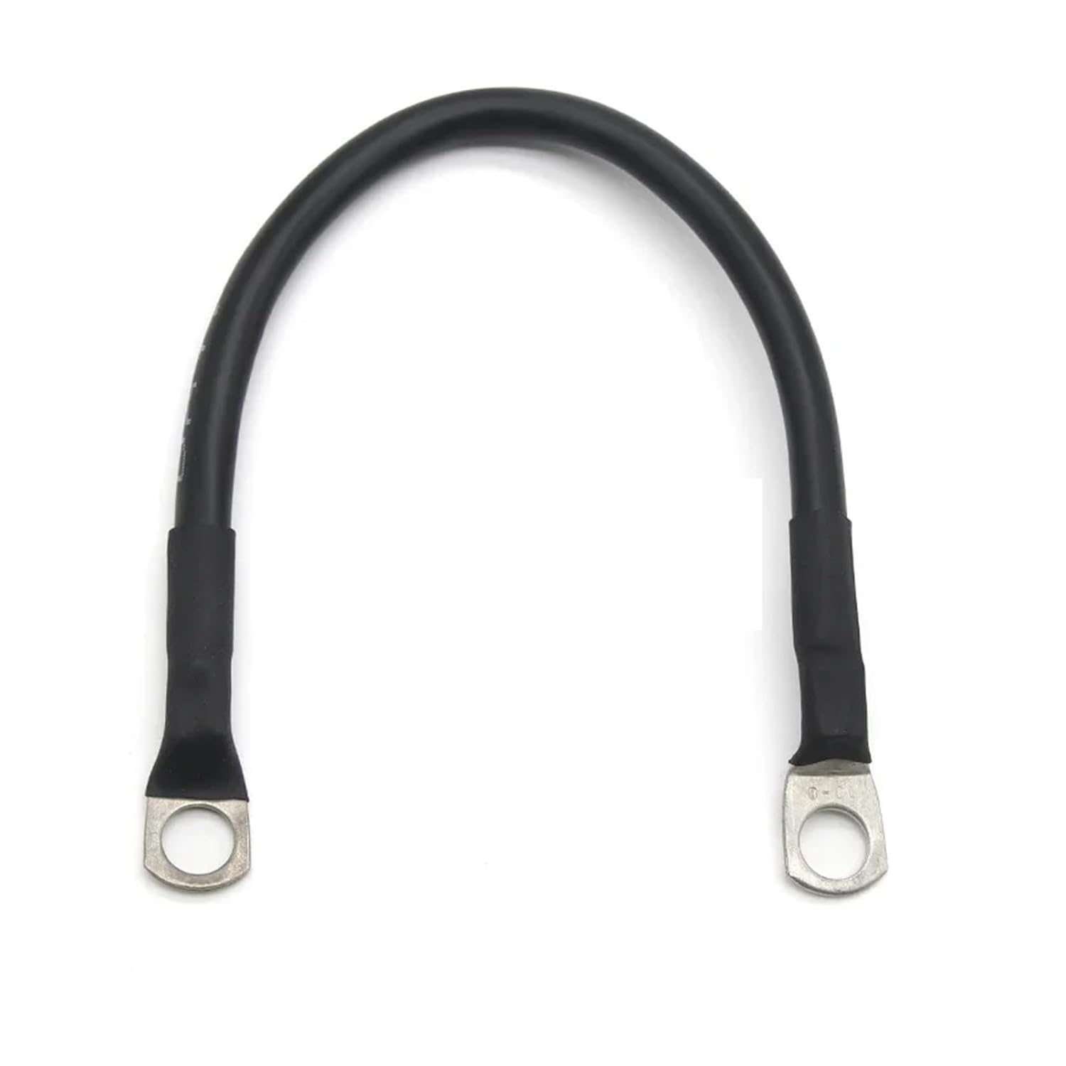 Battery Inverter Connection Cable Set with M8 Terminals 8/6/4/2 AWG Tin-Plated Copper Connection Wire for Car/Inverter/UPS(Black,100cm,8 AWG (10mm2))