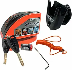 TRAVA DE DISCO COM ALARME +CABO LEMBRETE+SUPORTE DE TRAVA