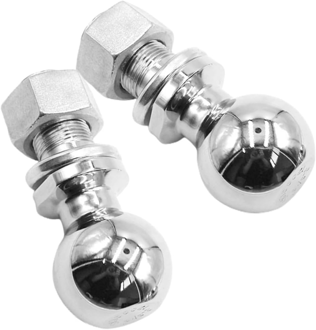 2pcs Trailer Tow Replacement Hitch for Boat Trailers and Heavy Equipment Easy to Install High Strength Towing Accessory Thread Capacity