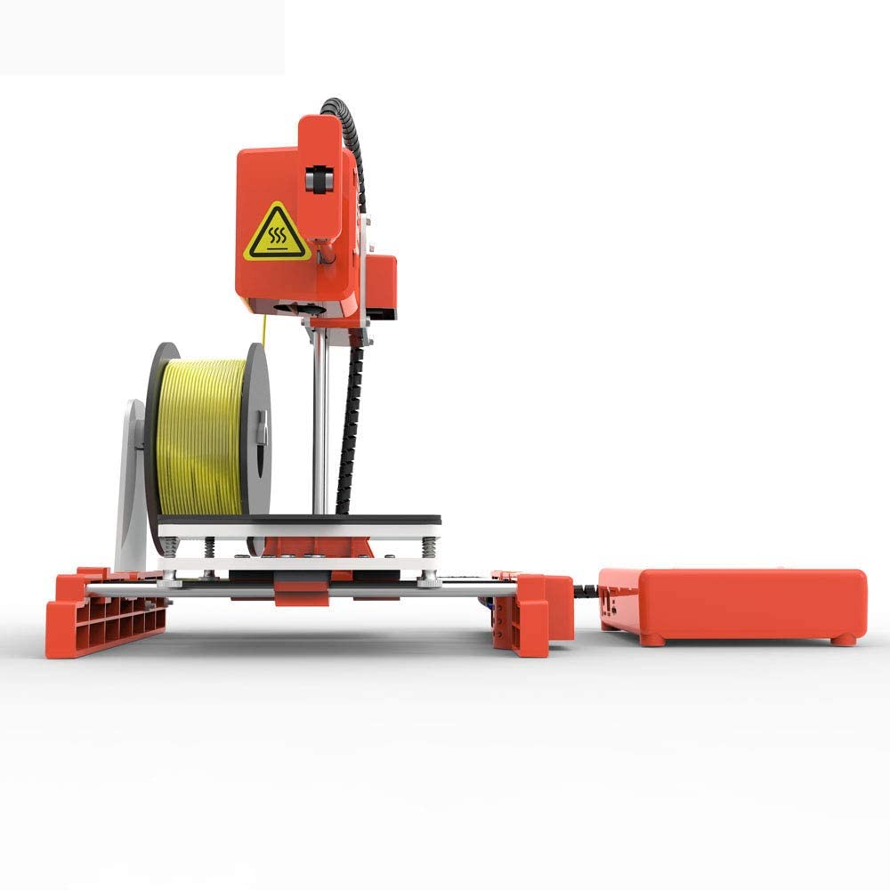 Silvergear® Impresora 3D con Filamento | Impresora 3D Alta Precisión con Superficie de Impresión Magnética Extraíble | Mini Impresora 3D para Principiantes Ligera y Portátil | Kit de Montaje Rápido