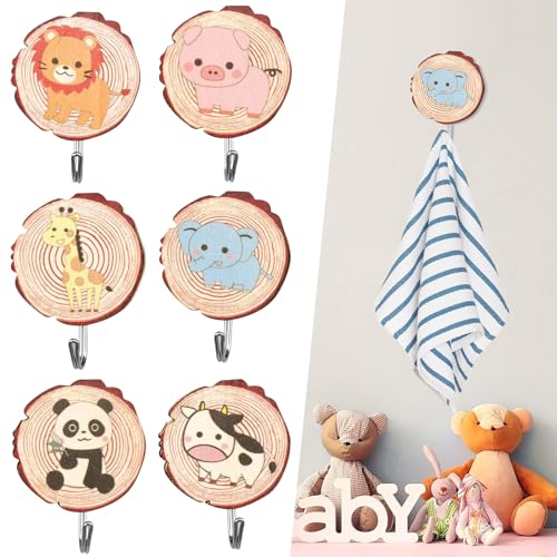 Perchas Madera Niños Pared Marca DAZZTIME