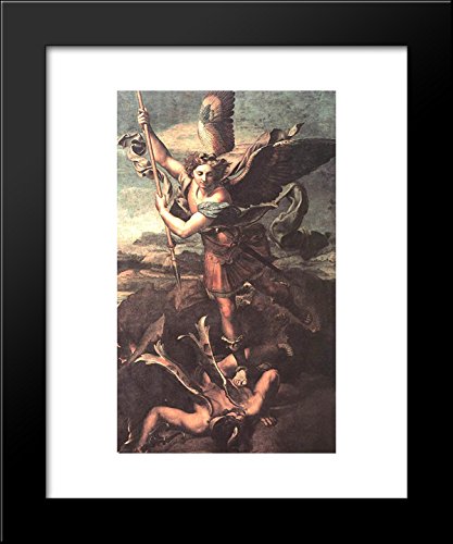 St. Michael Overwhelming The Demon Framed Print