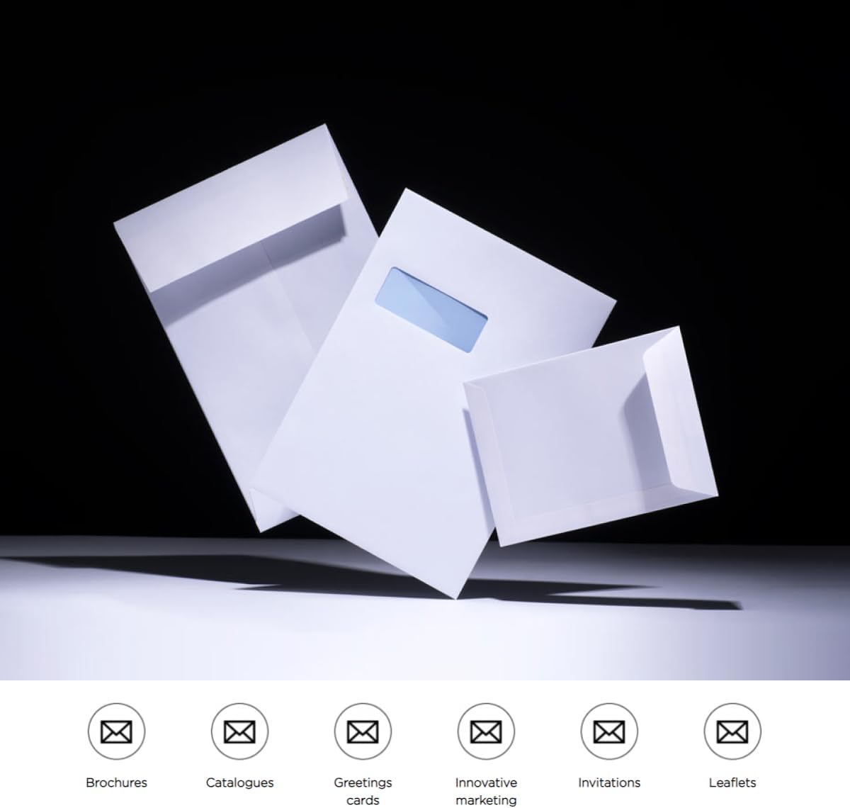 Blake Purely Everyday 170 x 170 mm 100 GSM Square Wallet Gummed Envelopes (0170SQ) White - Pack of 500
