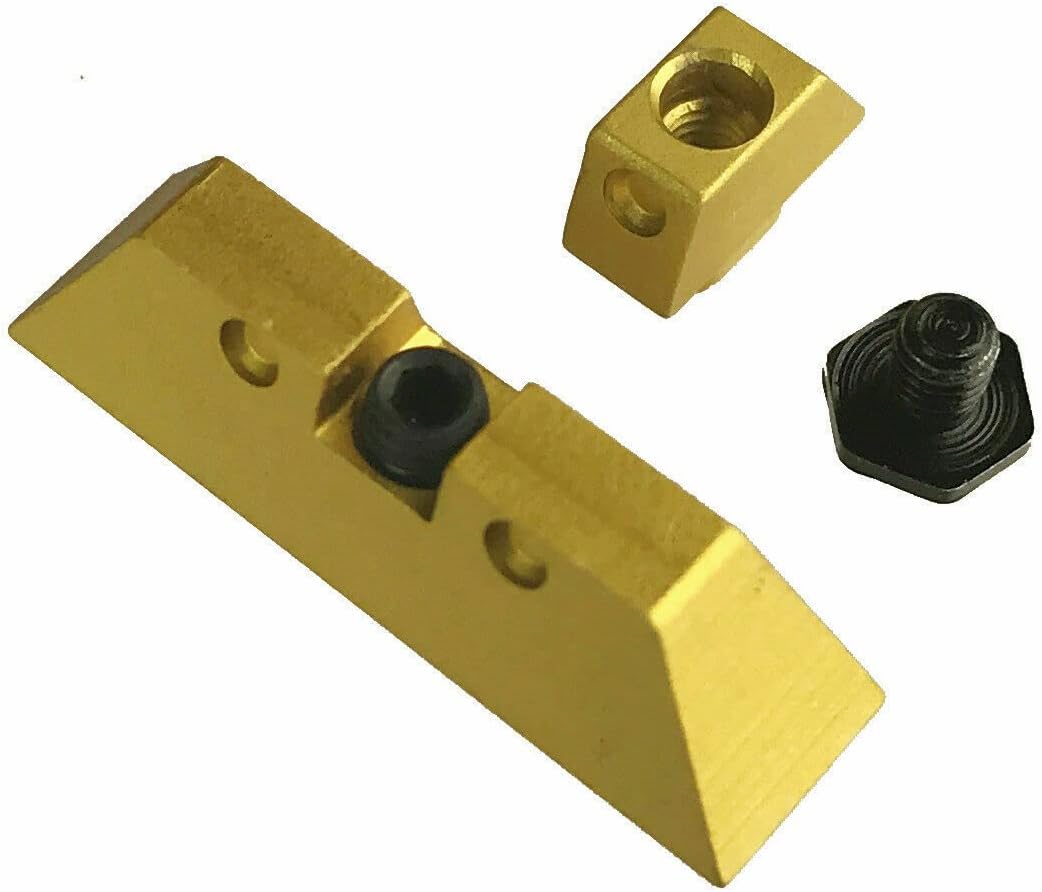 MYFS, Premium Build, Aluminum Front and Rear Sight 6.5 mm Compatible with Glock 17 19 22 23 24 26 27 31 34 35, Multi-Colors