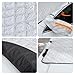 Utaseti 2025 Upgraded Car Windshield Magnetic Snow Cover for car Windshield,Car Windshield Cover for Ice and Snow,4 Layers Winter Frost Protection for Any Weather Ice, UV,Frost Wiper (Small)