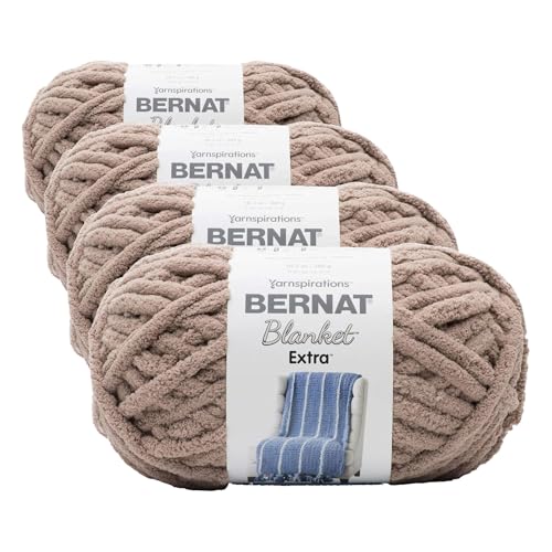 Image of Bernat Mushroom Yarn Blanket Extra, 4 Pack