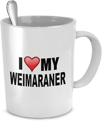 Miniatura 2 de Weimaraner Taza  I Love My Weimaraner- Weimaraner amante  regalo amante de los Perros Regalos