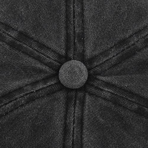 Boné de Algodão LukeSports Ajustável Confortável Unissex (BR, Alfa, Único, Preto)