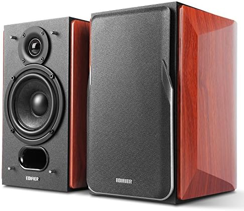 Edifier P17 Passive Bookshelf Speakers - 2-way Speakers with Built-in Wall-Mount Bracket - Perfect for 5.1, 7.1 or 11.1 side / rear surround setup - Pair - Needs amplifier or receiver to operate