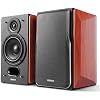 Edifier P17 Passive Shelf Speakers Pair of 2-Way Speakers with Built-in Wall Mount, Perfect for 5.1, 7.1 or 11.1 Sides/Rear Surround Setup, Requires Amplifier or Receiver for Operation