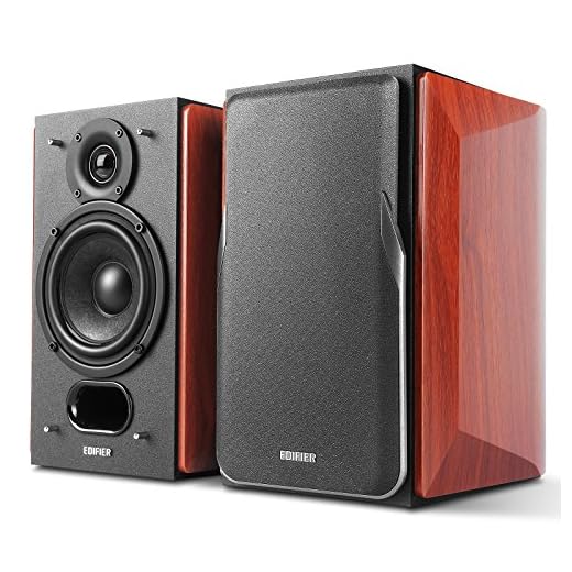 Edifier P17 Passive Regallautsprecher Paar 2-Wege-Lautsprecher mit eingebauter Wandhalterung, Perfekt für 5.1, 7.1 oder 11.1 Seiten/ Heck Surround Setup, Benötigt Verstärker oder Empfänger zum Betrieb