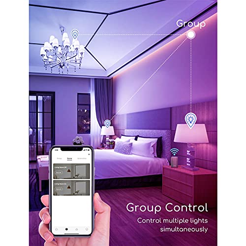 Aigostar Smart WiFi-bulb C37 E14, werkt met Alexa en Google Home, van kleur te veranderen, 5W LED-lampen, dimbaar 3000K… - Image 7