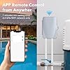 BN-LINK Pool Pump Timer, Outdoor Indoor Smart Wi-Fi Timer Box, 2HP 40A Max, 120, 240, 277 VAC, for Pool Pump, Water Heater, Fans, SPA, APP Remote Control, Compatible with Alexa, Google Assistant