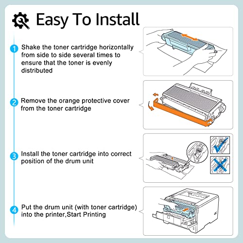 Image of greencycle High Yield Black Toner Cartridge Replacement Compatible for Brother TN570 TN-570 TN540 Work with HL-5140 5170N MFC-8440 8840 8840DN MFC-8640D DCP-8040 8045D Printer