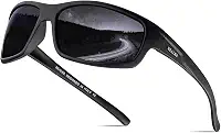 BEALER Óculos de sol esportivos polarizados para homens, leve, armação TR90, óculos de sol para dirigir, ciclismo, pesca, proteção UV