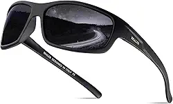 BEALER Óculos de sol esportivos polarizados para homens, leve, armação TR90, óculos de sol para dirigir, ciclismo, pesca, proteção UV