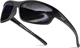 BEALER Óculos de sol esportivos polarizados para homens, leve, armação TR90, óculos de sol para dirigir, ciclismo, pesca, proteção UV