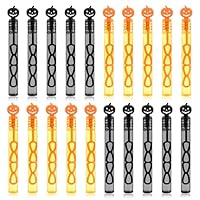 SULOLI Bubble Wand for Kids,20PCS Halloween Mini Bubbles for Party Bags Bubbles Party Bag Fillers Halloween Prizes for Kids Halloween Toys for Party Bags