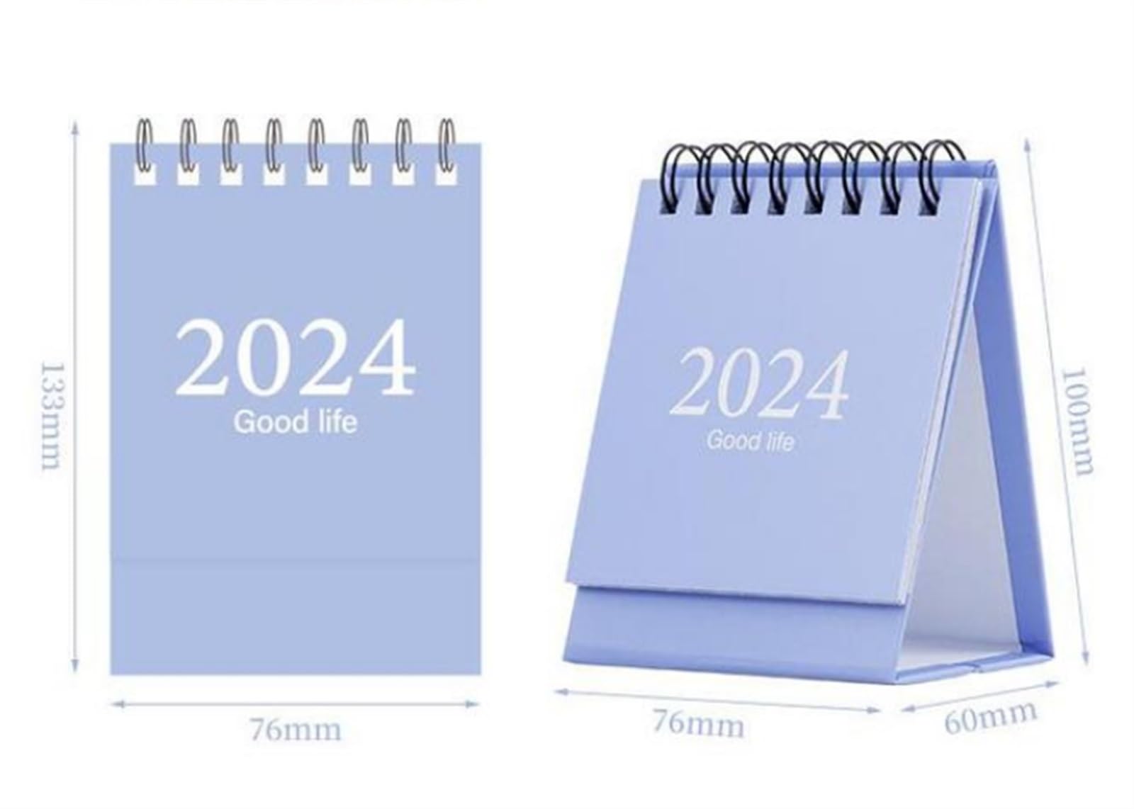 Familienplaner Kalender 2024 6 Stück Mini-Tischkalender 2024, Stehend, Umklappbarer Monatskalender, Tischkalender Für Schule, Büro, Terminplaner Kalender 2024