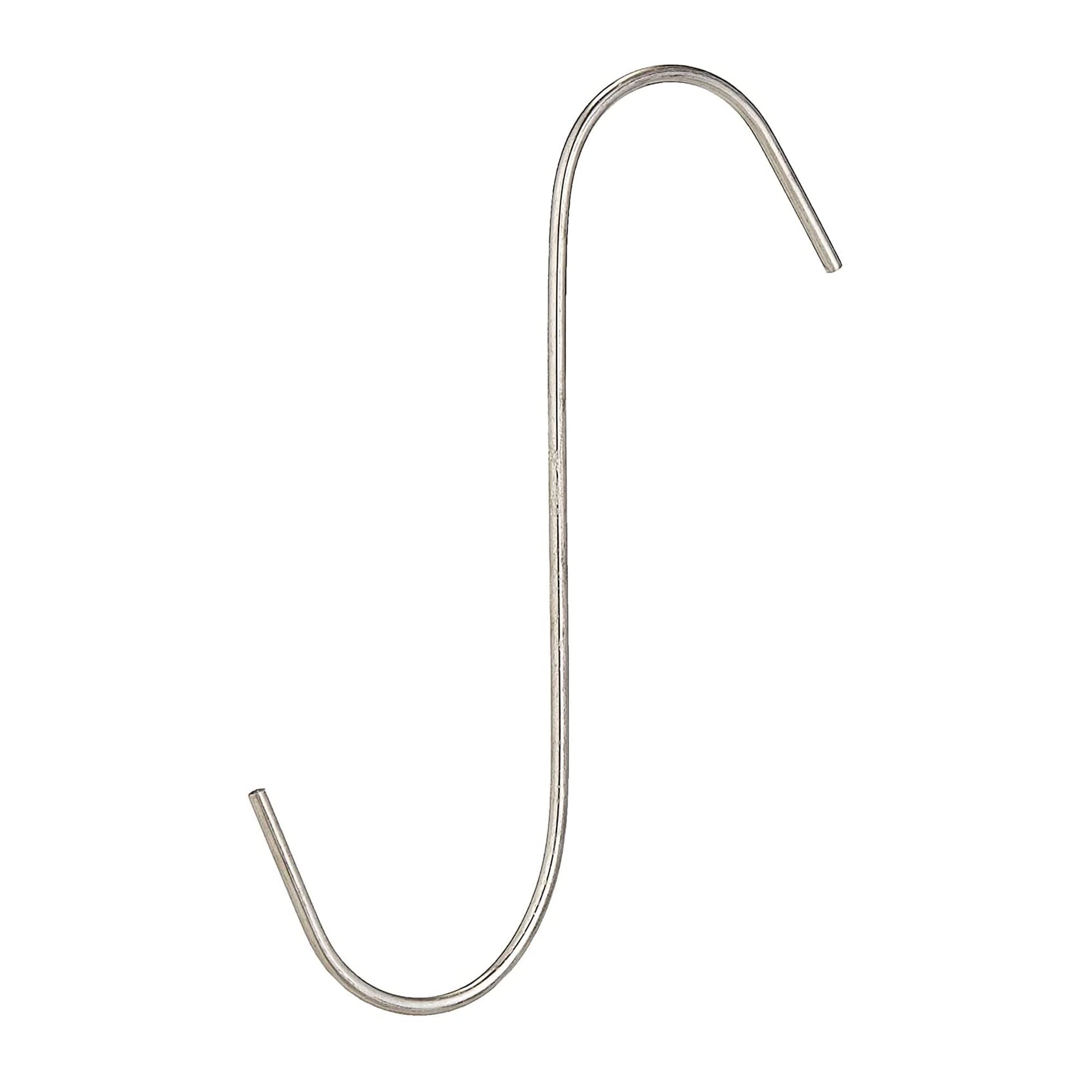 Sulfar Stainless Steel S Hook 10 Pack Pot Hanger Round Polished Metal Chef Kitchen Tools L