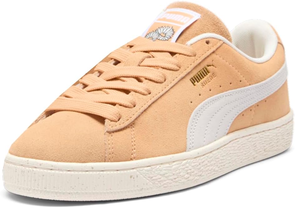 PUMA Womens Suede New Bloom Lace Up Sneakers Shoes Casual - Orange