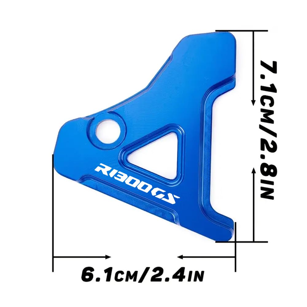 Convient pour R1300GS R 1300GS Adventure 2024 2025 R 1300 GS ADV Accessoires de moto Roue avant ABS Capteur de protection (bleu)
