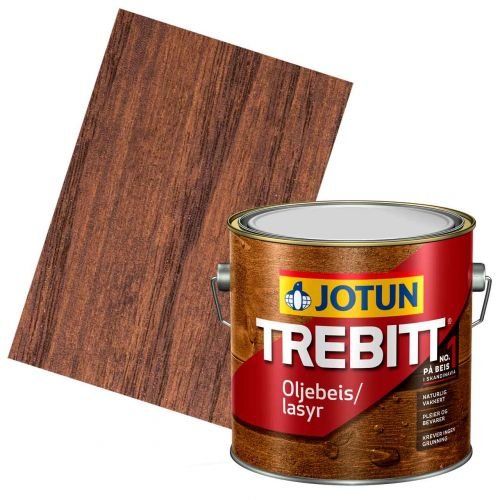JOTUN TREBITT Lasur Nussbaum 3l - Holzlasur Holzschutzlasur