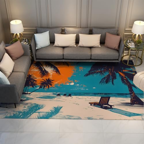 Tapis lavable 160x200cm antidérapant résistant pour la maison - 2