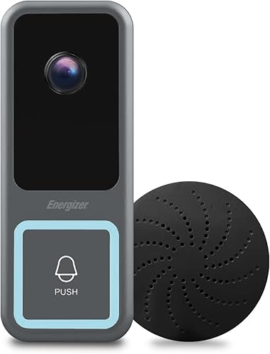 Miniatura 8 de Energizer - Timbre y timbre inteligente, cámara de seguridad con cable de video de 1080p, audio de 2 vías, visión nocturna, almacenamiento en la