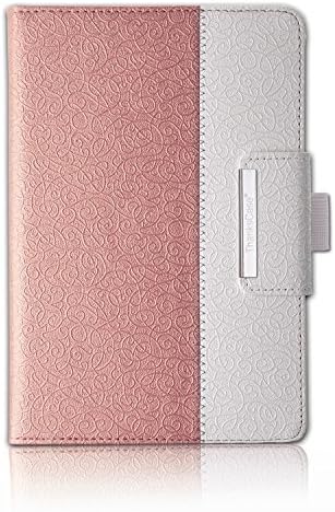 Thankscase Case Compatible for iPad Pro 9.7, Rotating Case Stand Cover for iPad Pro 9.7 with Wallet Pocket with Hand Strap with Auto Sleep/Wake for iPad Pro 9.7 (Rose Gold)
