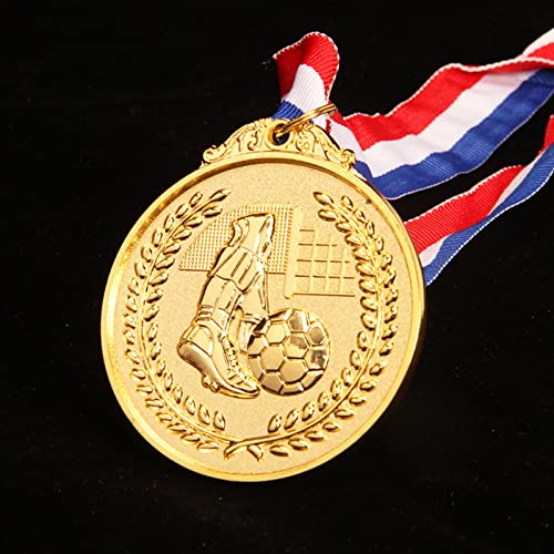 CTForest Pack of 11 Gold Plastic Medals for Children Gold Medal Metal - Image 3