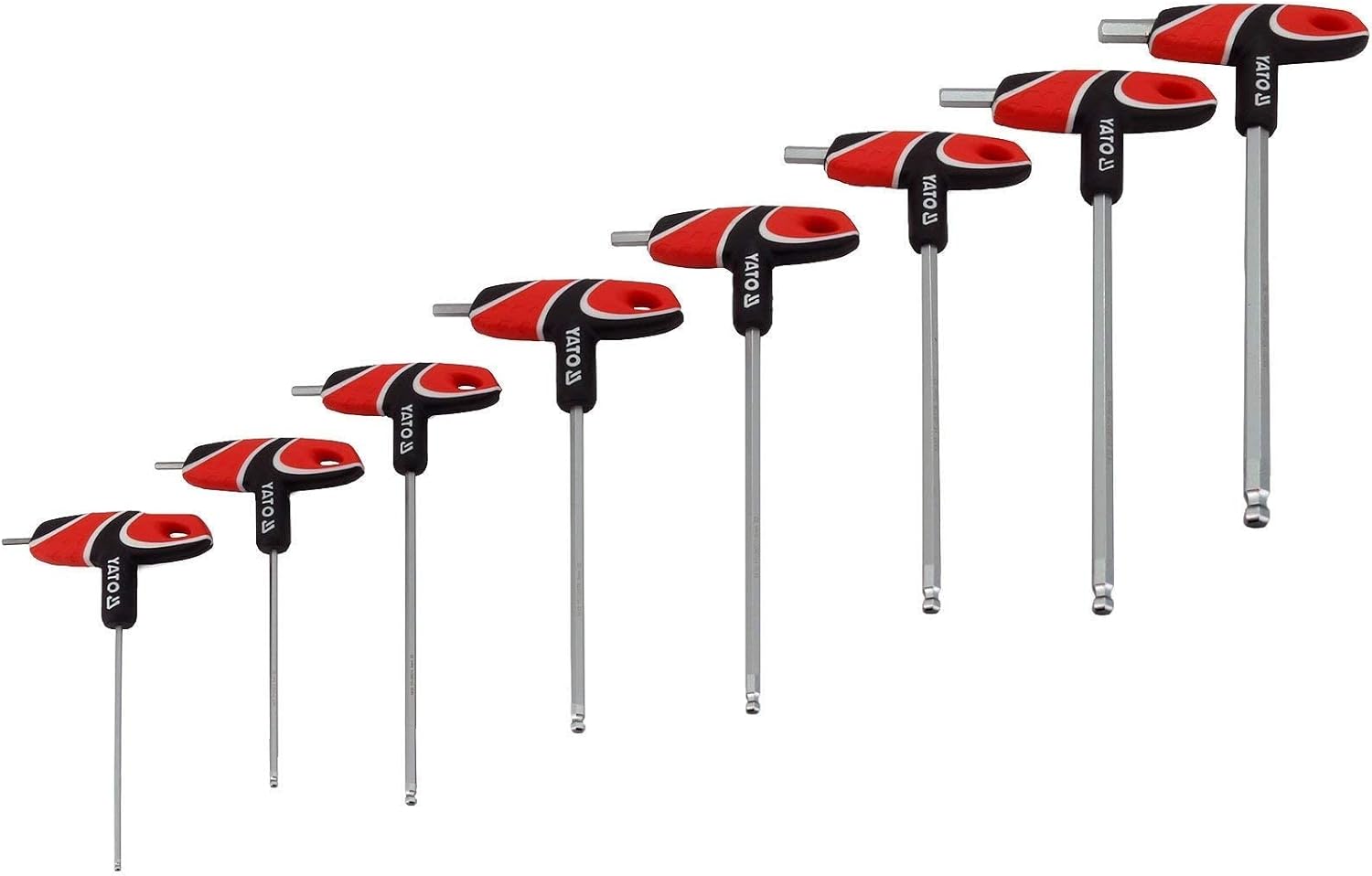 Yato yt-05597 – T-Handle Hex Wrench with 8pcs Set of Balls