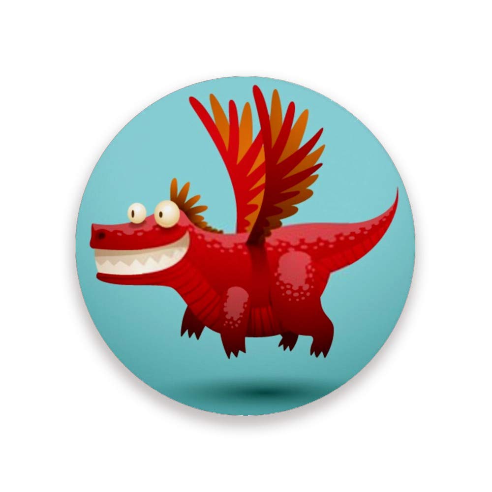 Coasters For Drinks Absorbent Coasters Easy to Clean Housewarming Gifts Home﻿Fly Dragon Decor Suitable for Kinds of Cups 3.9 inches