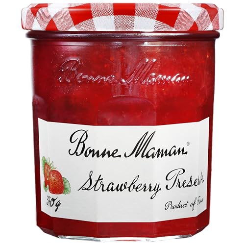 Image of Bonne Maman Strawberry Preserve, Marmalade Fruit Jam, 13 oz, 370 g