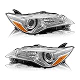 AS AUTOLIGHTS 2015 2016 2017 Camry Headlight Assembly Replacement for 15 16 17 LE/SE/XLE Toyota Camr