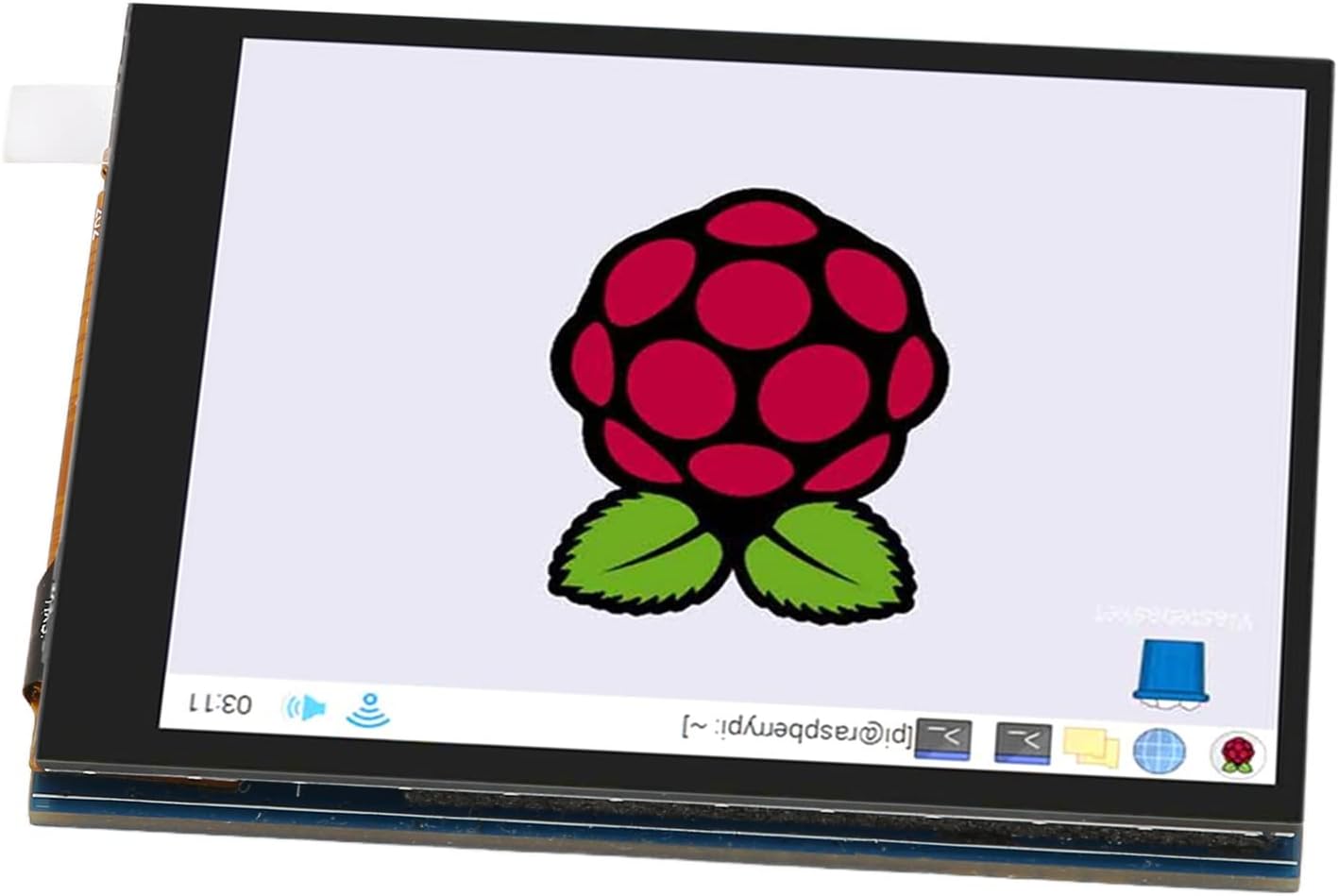 2.8 inch IPS Touch Screen LCD Display Module, 480×640 Resolution Capacitive Touchscreen, 40 Pin GPIO Interface, for Raspberry Pi, for Kali